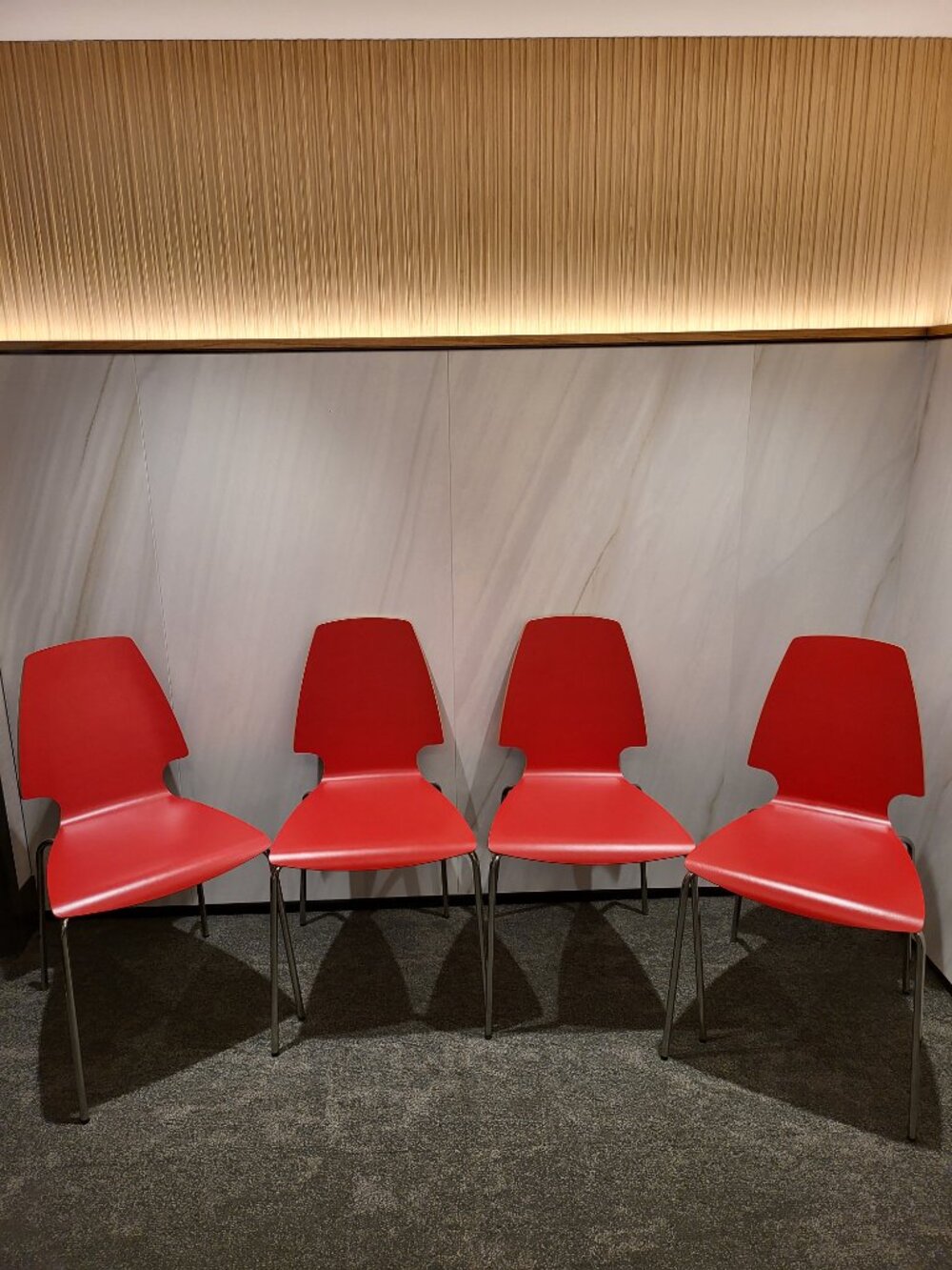 4 Red Chairs - Picture 9 of 13